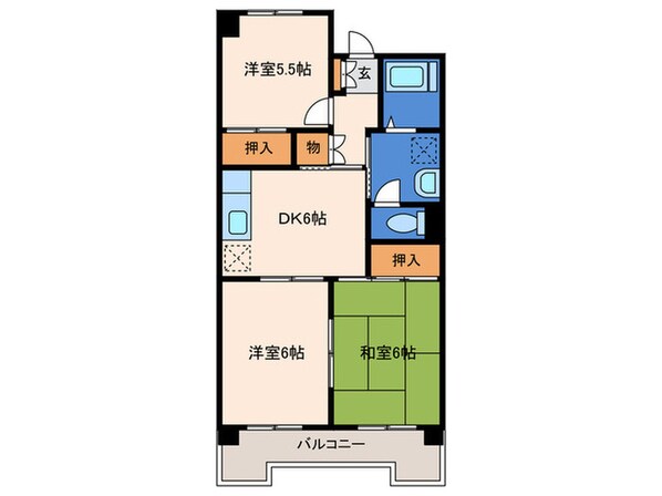 西部ビルの物件間取画像